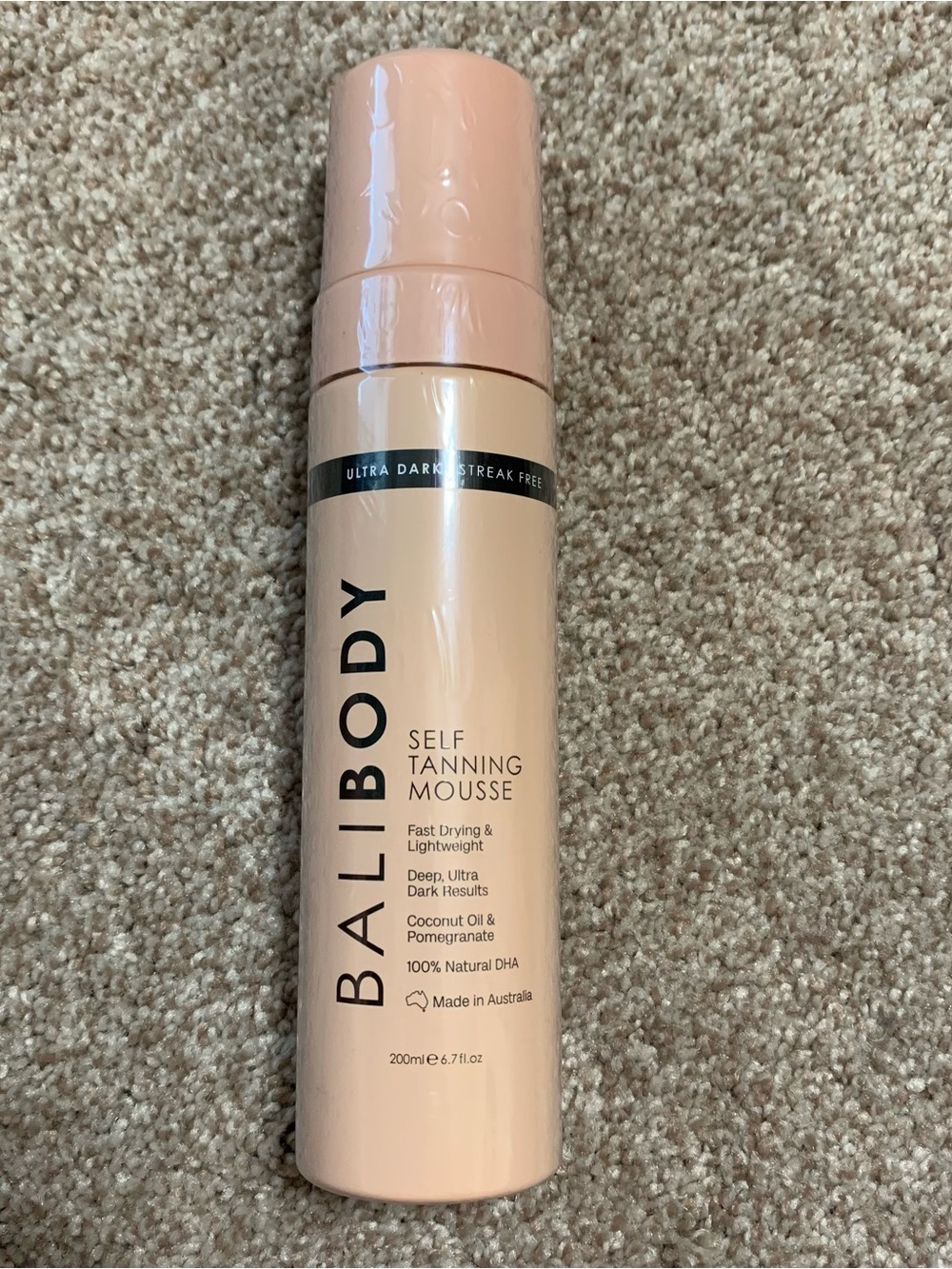 Bali Body Ultra Dark Self Tanning Mousse Streak Free AUS NEW Sealed 6.7 fl oz